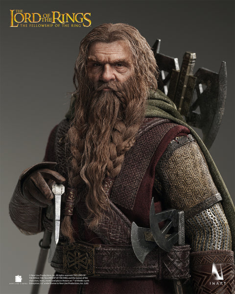 GIMLI INART EL SEÑOR DE LOS ANILLOS FIGURA 1/6 29 CM