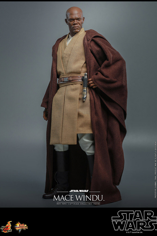 MACE WINDU – FIGURA HOT TOYS 1/6 – STAR WARS EPISODIO II