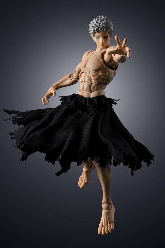 Figura articulada de All For One en su versión Final Battle de My Hero Academia, perteneciente a la colección S.H.Figuarts de Tamashii Nations, de aproximadamente 16 cm de altura.