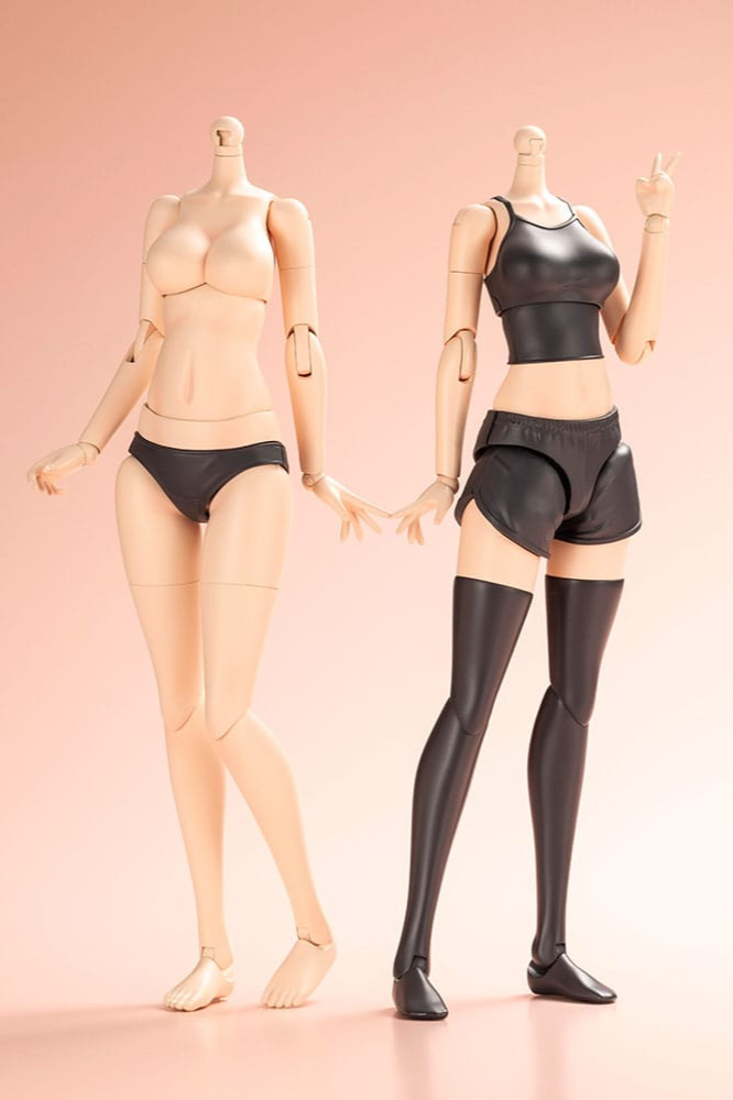 Grande Scale Dress Up Body Size M con Ao Gennai de la colección Sousai Shojo Teien de Kotobukiya, con cuerpo articulado y opciones de personalización.
