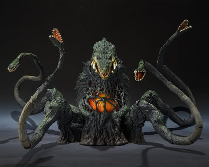 Figura Biollante S.H.MonsterArts mostrando su imponente aspecto y tentáculos articulados inspirados en Godzilla vs. Biollante.