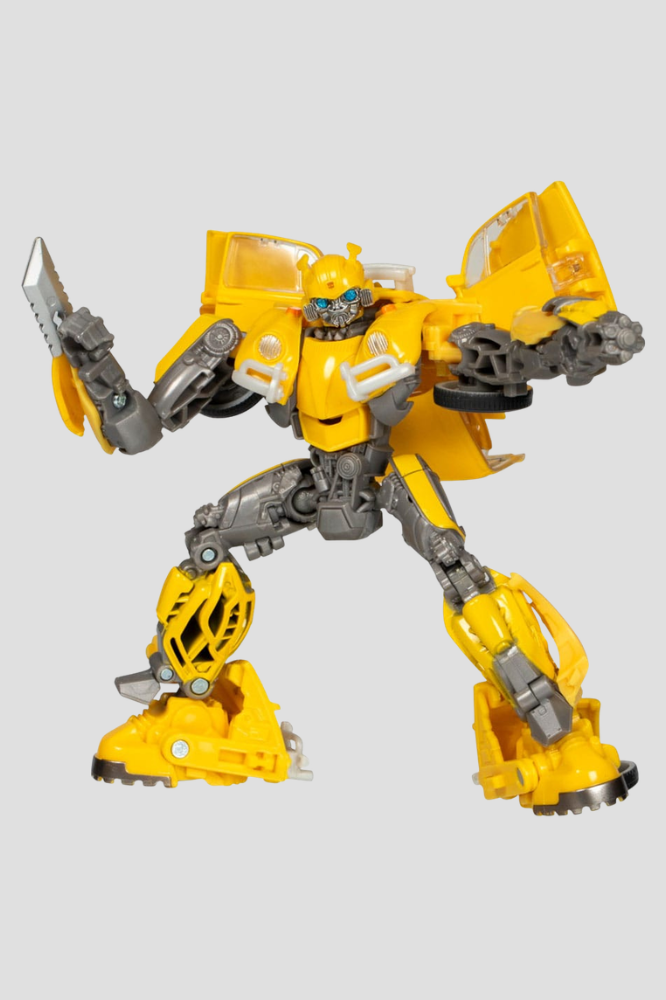 Figura Bumblebee Transformers Studio Series Deluxe Class de Hasbro de aproximadamente 11 cm, transformable de robot a Volkswagen Beetle en 23 pasos.