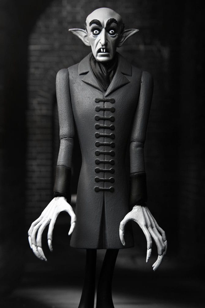 Figura Count Orlok de Nosferatu Silver Screen Edition de la línea Toony Terrors de NECA.