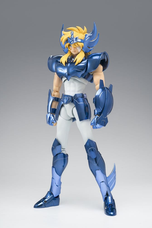 Figura articulada Cygnus Hyoga Final Bronze Cloth Original Color Edition de Saint Seiya, línea Saint Cloth Myth EX de Tamashii Nations, de aproximadamente 17 cm.