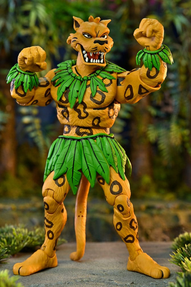 Figura de Dreadmon de Teenage Mutant Ninja Turtles Archie Comics fabricada por NECA, con diseño inspirado en el cómic y accesorios intercambiables.