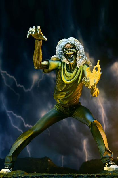 Figura Ultimate de Eddie inspirada en The Number of the Beast de Iron Maiden por su 40 aniversario, fabricada por NECA.