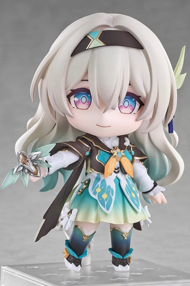 Figura Nendoroid de Firefly de Honkai Star Rail fabricada por Good Smile Company con expresiones y accesorios intercambiables.
