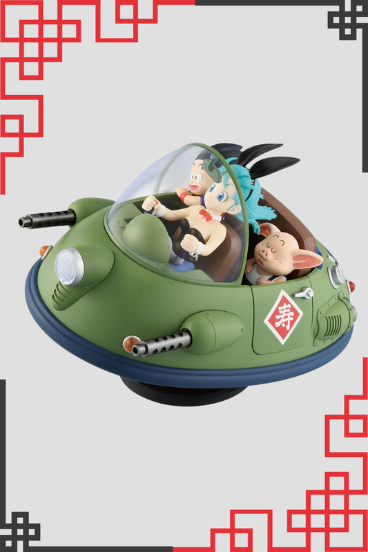 Figura oficial Ichibansho de Goku, Bulma y Oolong Fantastic Adventure 3 de Dragon Ball fabricada por Banpresto, de aproximadamente 20 cm de altura con una escena inspirada en los inicios de la serie.