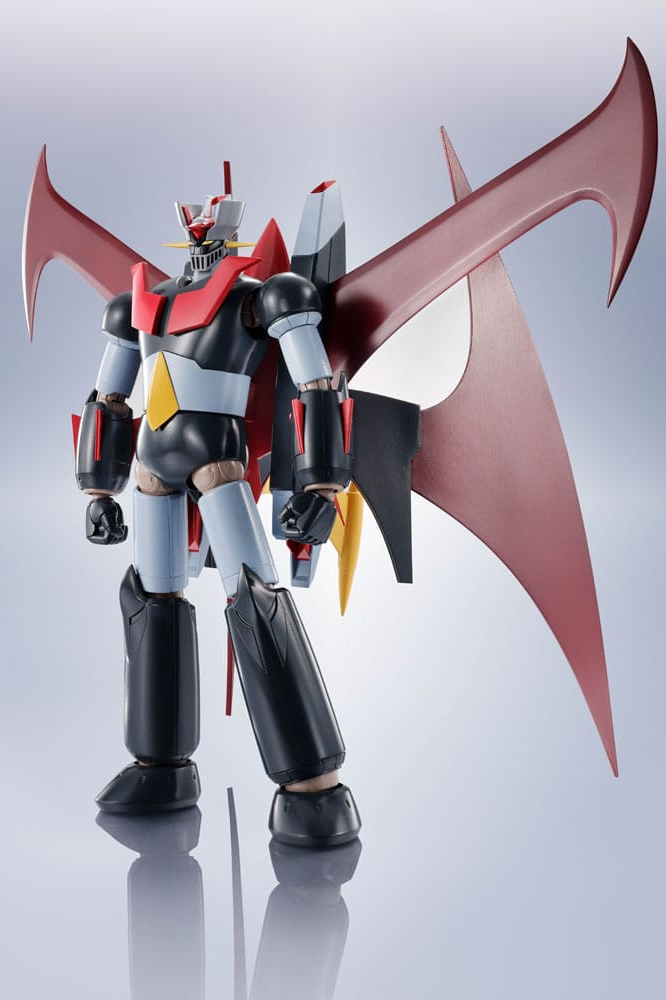 Figura Robot Spirits Side de Super Mazinger X con Jet Scrander X de Grendizer U, edición oficial de Tamashii Nations con 15 cm de altura y gran articulación.