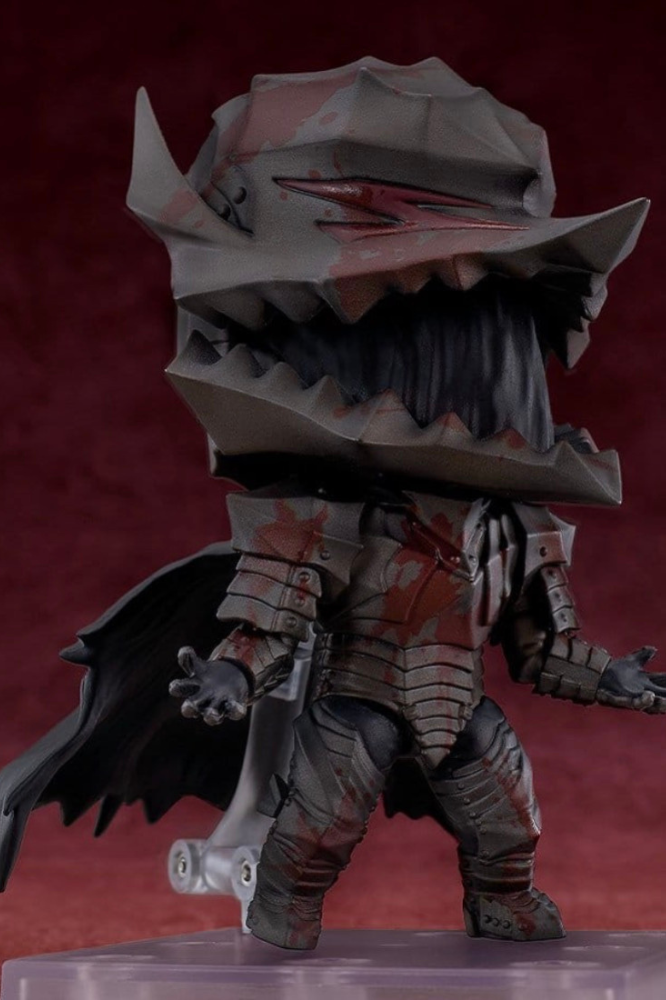 Figura Guts Berserker Armor Ver. Blood Edition Nendoroid de Berserk de Good Smile Company, de aproximadamente 10 cm con acabado ensangrentado y espada Matadragones.