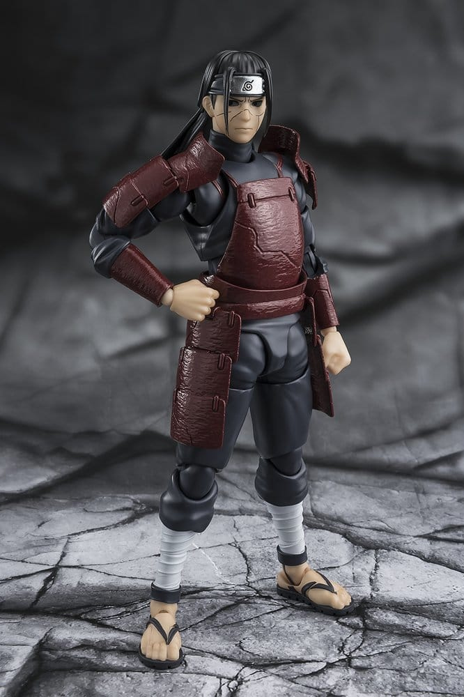Figura articulada Hashirama Senju Reanimation de Naruto S.H.Figuarts Tamashii Nations de aproximadamente 17 cm.