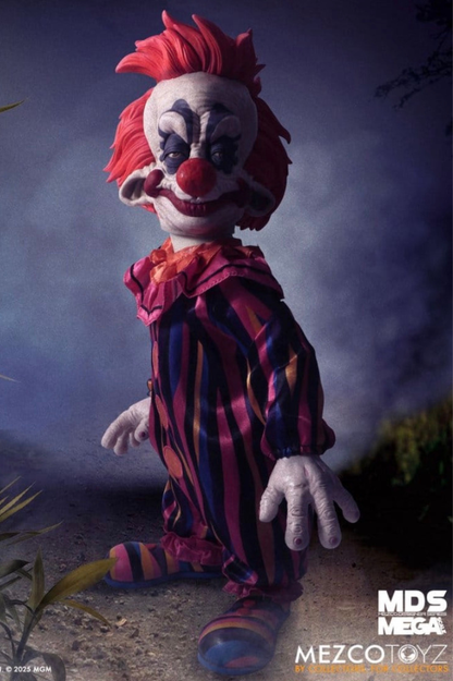Figura de Rudy de Killer Klowns From Outer Space MDS Mega Scale de 38 cm con efectos de sonido