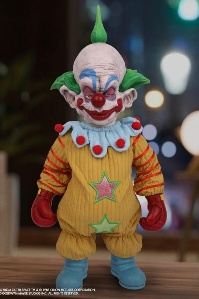 Figura de Shorty de Killer Klowns From Outer Space MDS Mega Scale de 38 cm con efectos de sonido