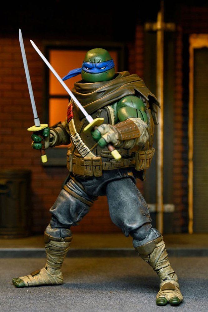 Figura Ultimate de Leonardo basada en Teenage Mutant Ninja Turtles The Last Ronin, fabricada por NECA.