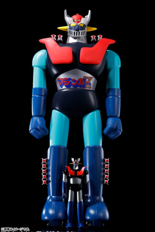 Figura Jumbo Machineder de Mazinger Z fabricada por Tamashii Nations, con una impresionante altura aproximada de 60 cm, gran nivel de detalle y acabados premium para colección y exposición.