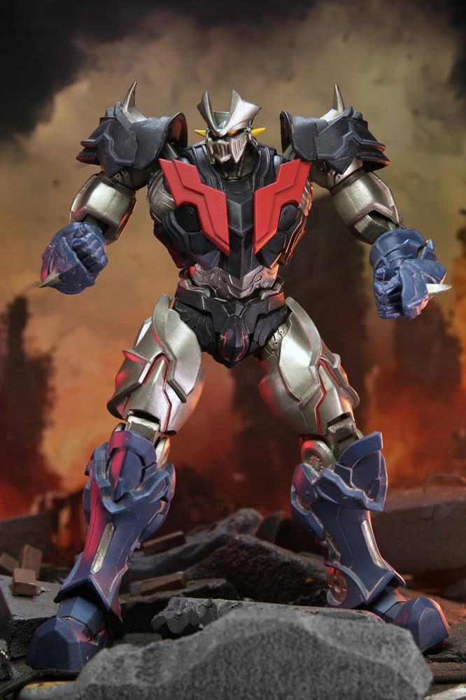 Figura Ultimate de Mazinger Z de la serie Takatoku Go! Saga de NECA, con diseño clásico articulado y accesorios de combate.