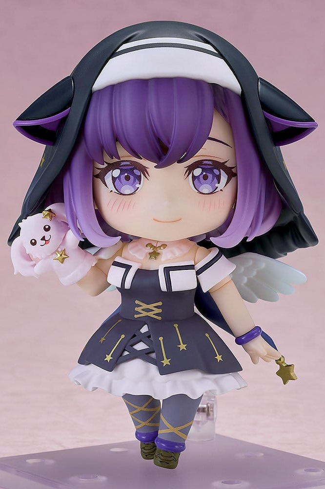 Figura Nendoroid de Miyako Fuji de BanG Dream!, fabricada por Good Smile Company, de 10 cm, con tres expresiones faciales, teclado, Maru-kun y soporte de exposición.