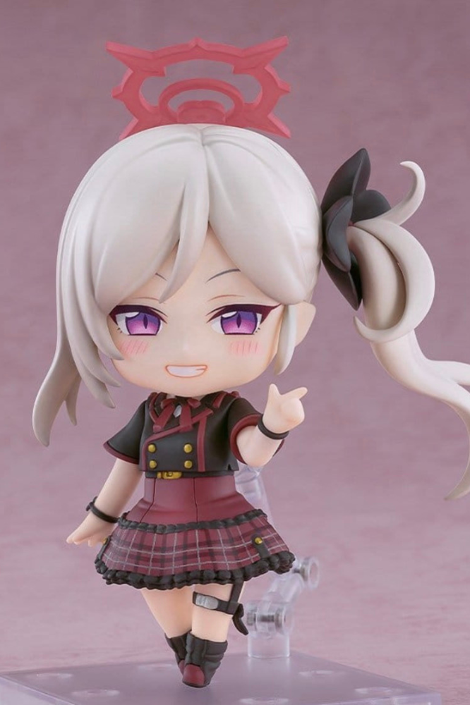 Figura Mutsuki Asagi Nendoroid de Blue Archive de Good Smile Company, figura coleccionable de aproximadamente 10 cm con accesorios y expresiones intercambiables.