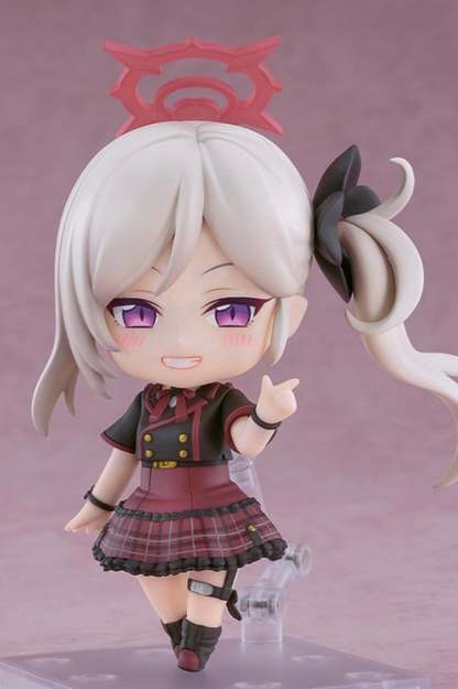 Figura Mutsuki Asagi Nendoroid de Blue Archive de Good Smile Company, figura coleccionable de aproximadamente 10 cm con accesorios y expresiones intercambiables.