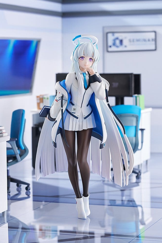 Figura Noa Classified Record de Blue Archive G.S. Collection a escala 1/7 de Good Smile Company con su característico uniforme y largo cabello.