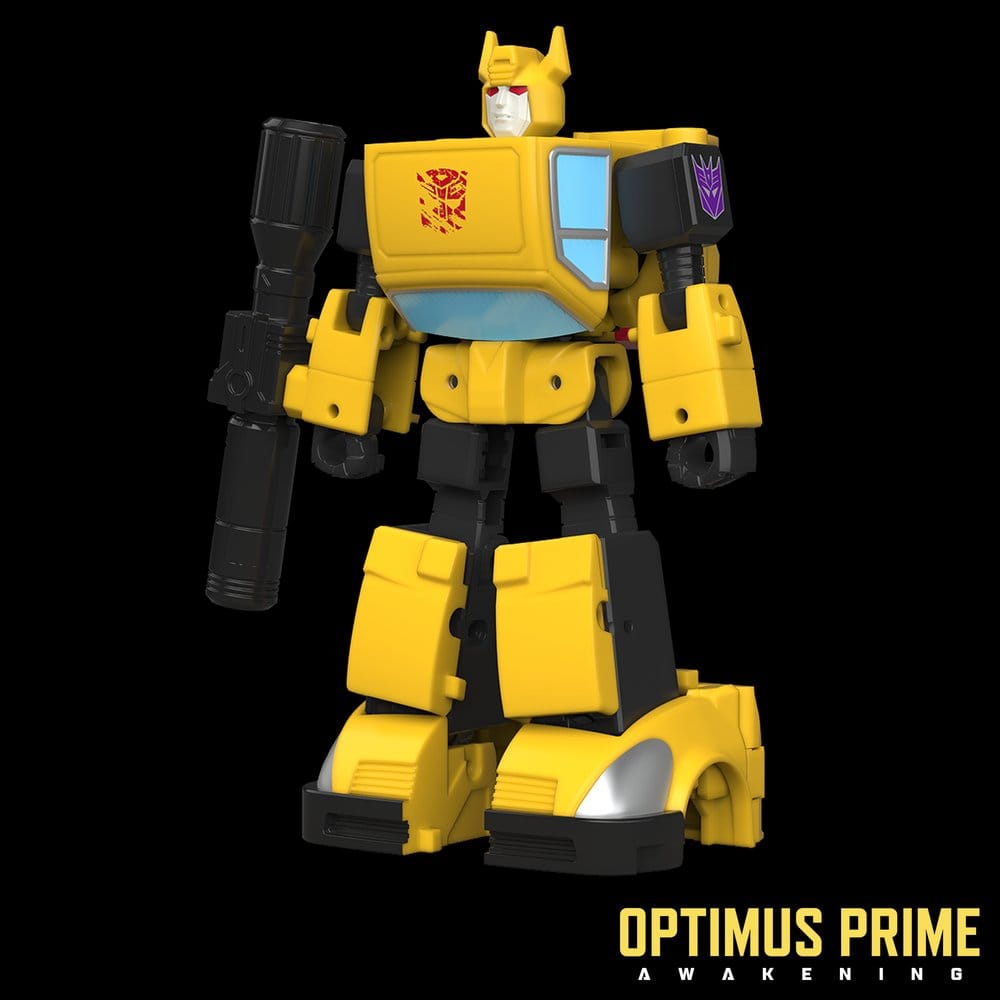 Figura Optimus Prime Awakening de Transformers Studio Series Deluxe Class de Hasbro, transformable y articulada, de aproximadamente 11 cm.