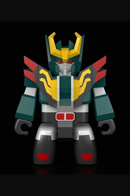 Figura Brickroid de Seven Changer de The Brave Fighter of Legend Da-Garn de aproximadamente 5 cm, fabricada por Good Smile Company.