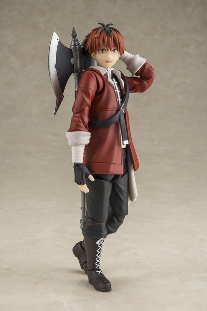 Figura articulada de Stark de Frieren Beyond Journey's End, perteneciente a la colección S.H.Figuarts de Tamashii Nations y con aproximadamente 15 cm de altura.