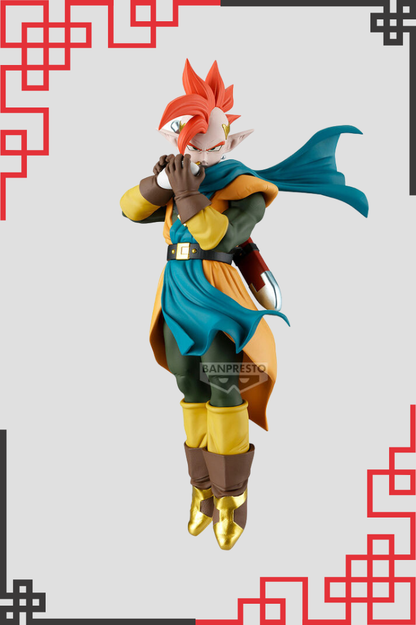 Figura Banpresto Solid Edge Works de Tapion de Dragon Ball Z de 22 cm con licencia oficial.