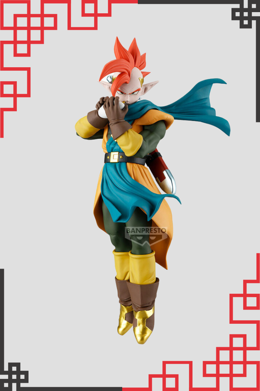 Figura Banpresto Solid Edge Works de Tapion de Dragon Ball Z de 22 cm con licencia oficial.