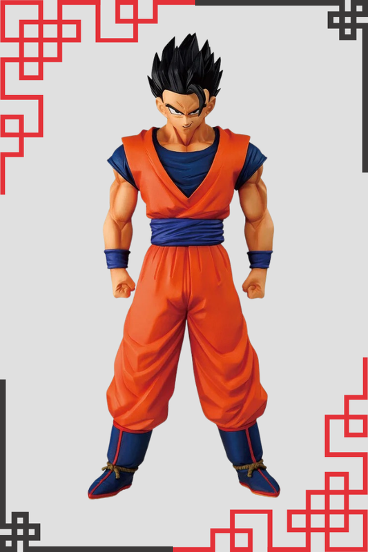 Figura de Ultimate Gohan de Dragon Ball Battle Of Gods de la colección Ichibansho de Banpresto, con aproximadamente 25 cm de altura.
