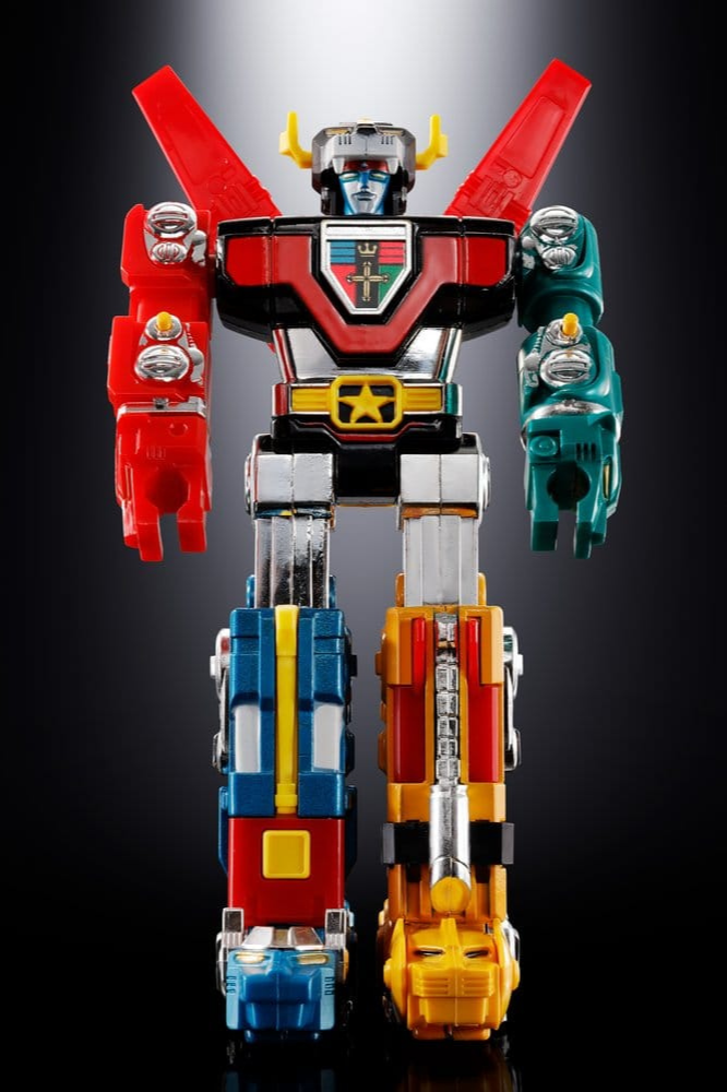 Figura articulada Voltron Chogokin de Bandai Tamashii Nations de aproximadamente 15 cm, inspirada en el clásico anime Beast King GoLion.