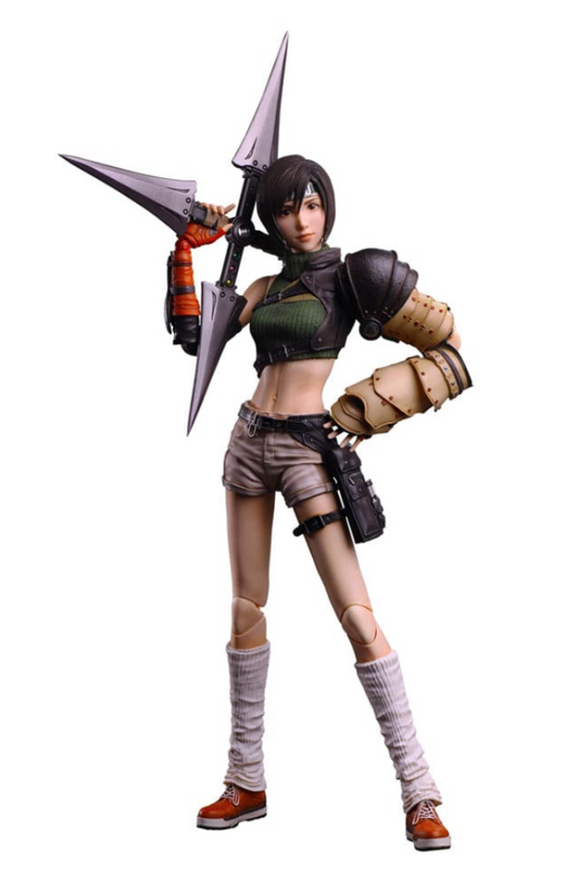 Figura articulada de Yuffie Kisaragi de 25 cm con shuriken – Final Fantasy VII Play Arts Kai