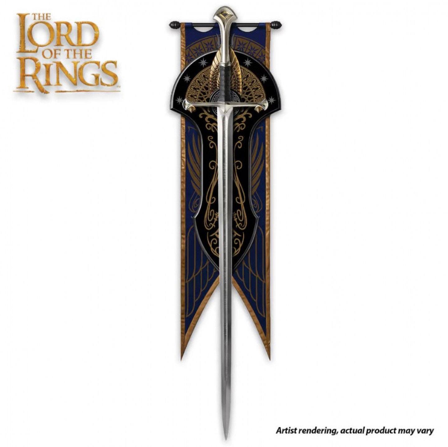 Réplica 1/1 Espada Andúril Aragorn Rey Elessar El Señor de los Anillos