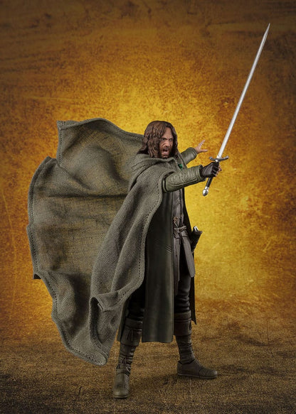 Detalle de la figura Aragorn 16 cm línea S.H. Figuarts The Lord of the Rings