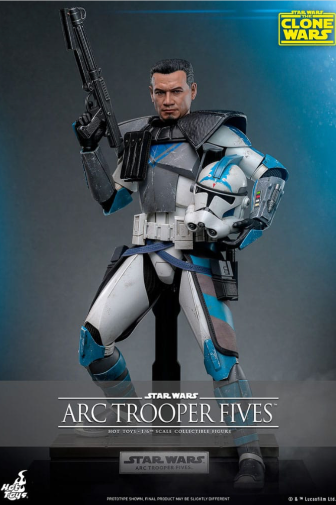 Arc Trooper Fives Hot Toys figura 1/6 Star Wars The Clone Wars