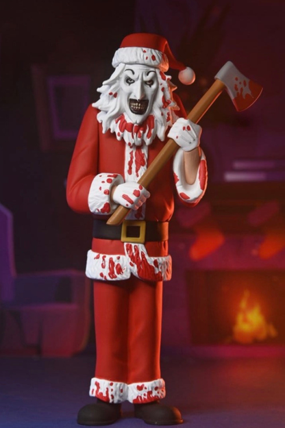 Art the Clown Santa Suit Bloody Version 15 cm NECA Terrifier 3 Toony Terrors
