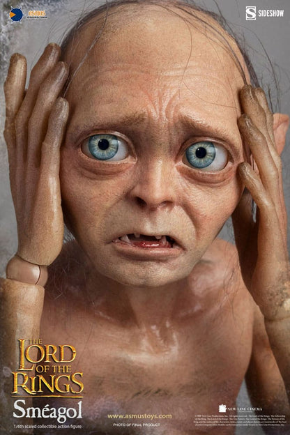 Figura Sméagol de Asmus Collectibles con accesorio pez – escala 1/6