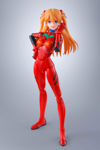 Figura Asuka Shikinami Langley 14 cm Tamashii Nations Evangelion vista frontal
