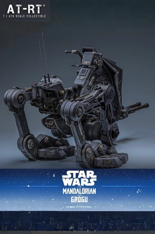 Vehículo AT-RT Hot Toys escala 1/6 Star Wars The Mandalorian detalle completo