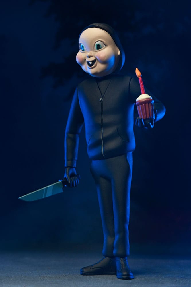 Babyface Killer Toony Terrors – vista lateral de la figura articulada de 15 cm