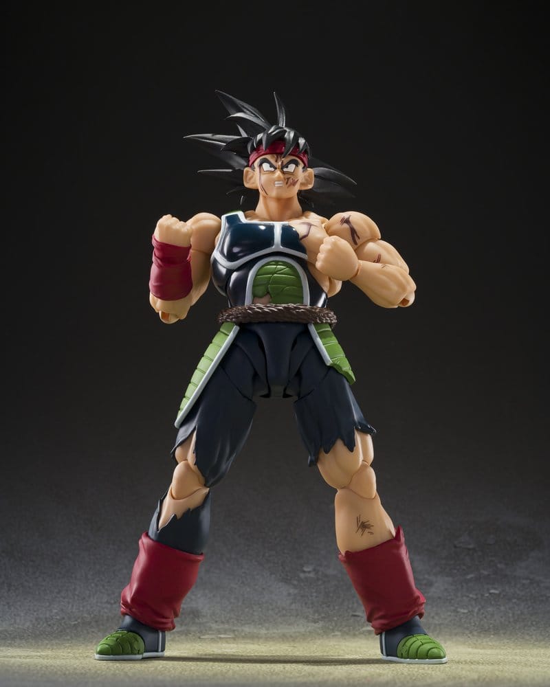 Figura Bardock Dragon Ball Z S.H. Figuarts con accesorios intercambiables