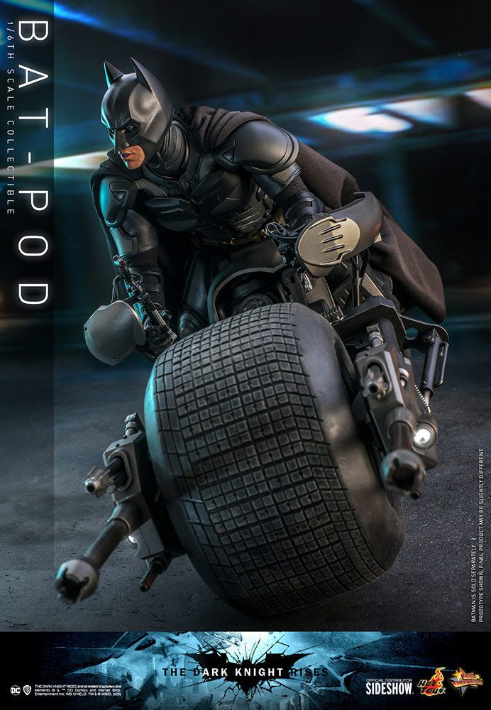 Vehículo Bat-Pod Hot Toys escala 1/6 – The Dark Knight Rises DC Comics