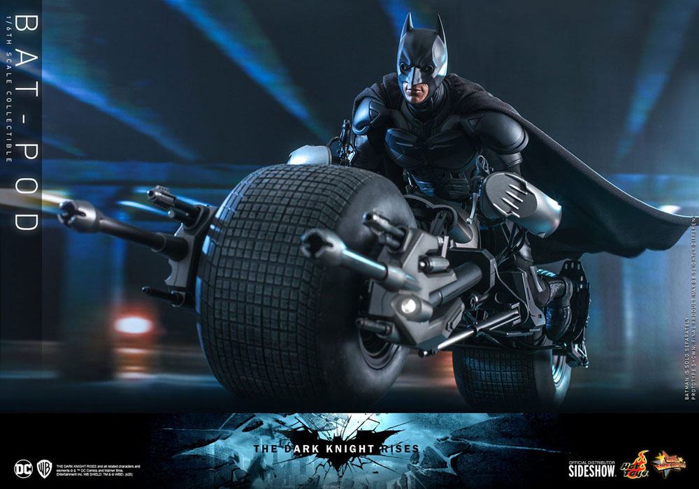Bat-Pod compatible con figura Batman – vehículo coleccionable escala 1/6