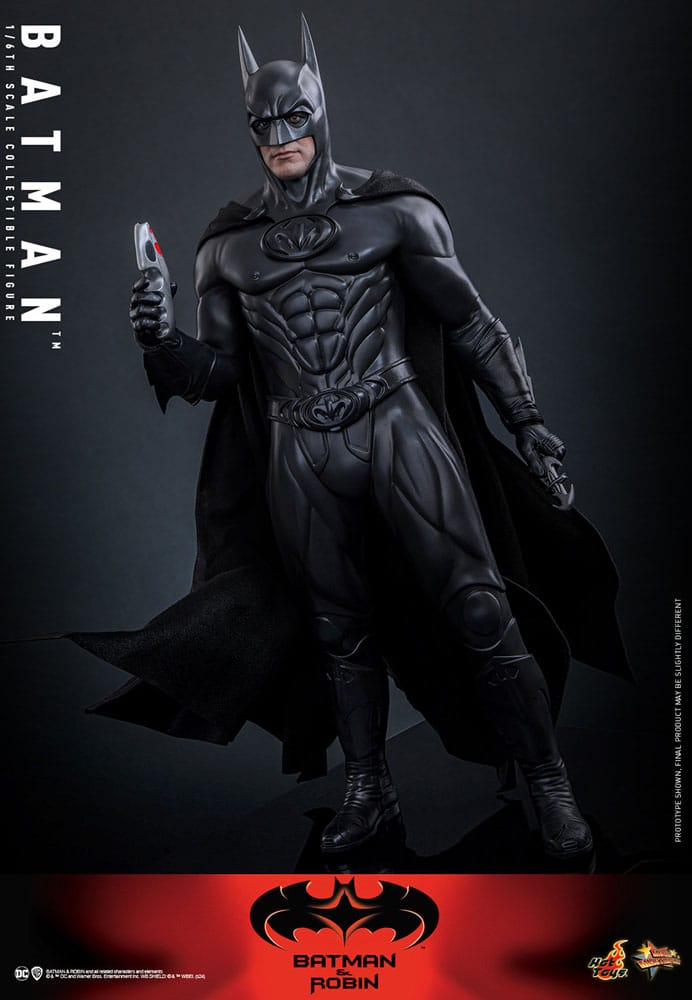 Detalle de los rostros inferiores intercambiables del Batman Movie Masterpiece.