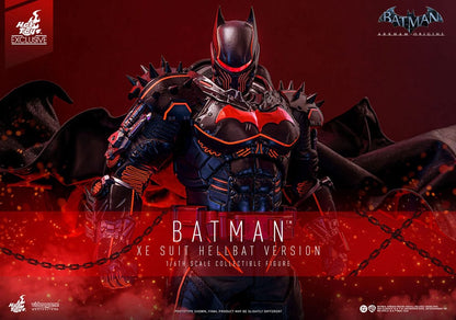 Detalle de la armadura Batman Hellbat Version figura Hot Toys 1/6