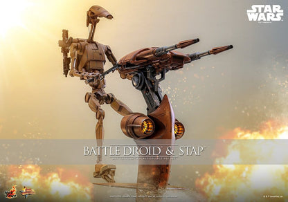 Battle Droid Hot Toys Star Wars The Phantom Menace detalle completo