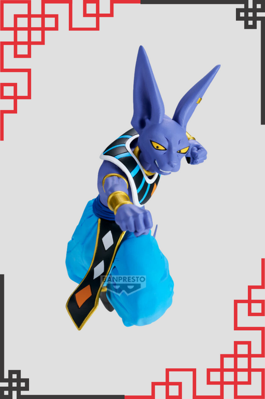 Figura de Beerus en pose de combate – Dragon Ball Super Match Makers