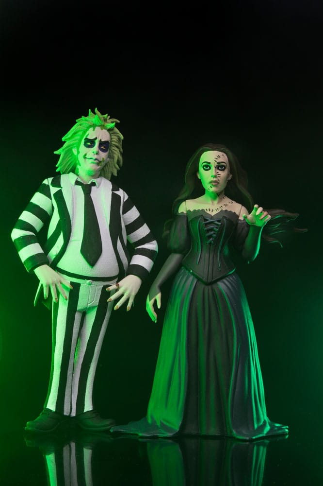 Beetlejuice y Dolores Pack de 2 Figuras Toony Terrors 15 cm Bitelchús Bitelchús NECA