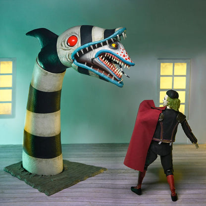 Empaque pack 2 figuras Ultimate Beetlejuice Matador y Sandworm 18 cm de NECA
