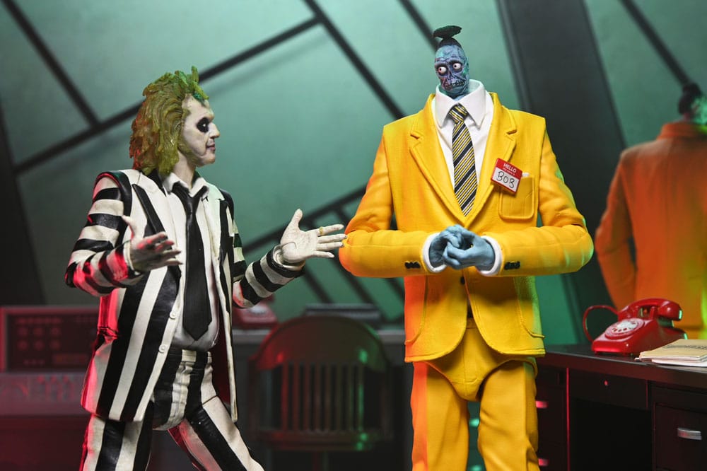 Empaque figura Beetlejuice Ultimate Bob 18 cm de NECA
